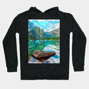 Scenic Lake Poland Travel. For Nature Lovers. Hoodie